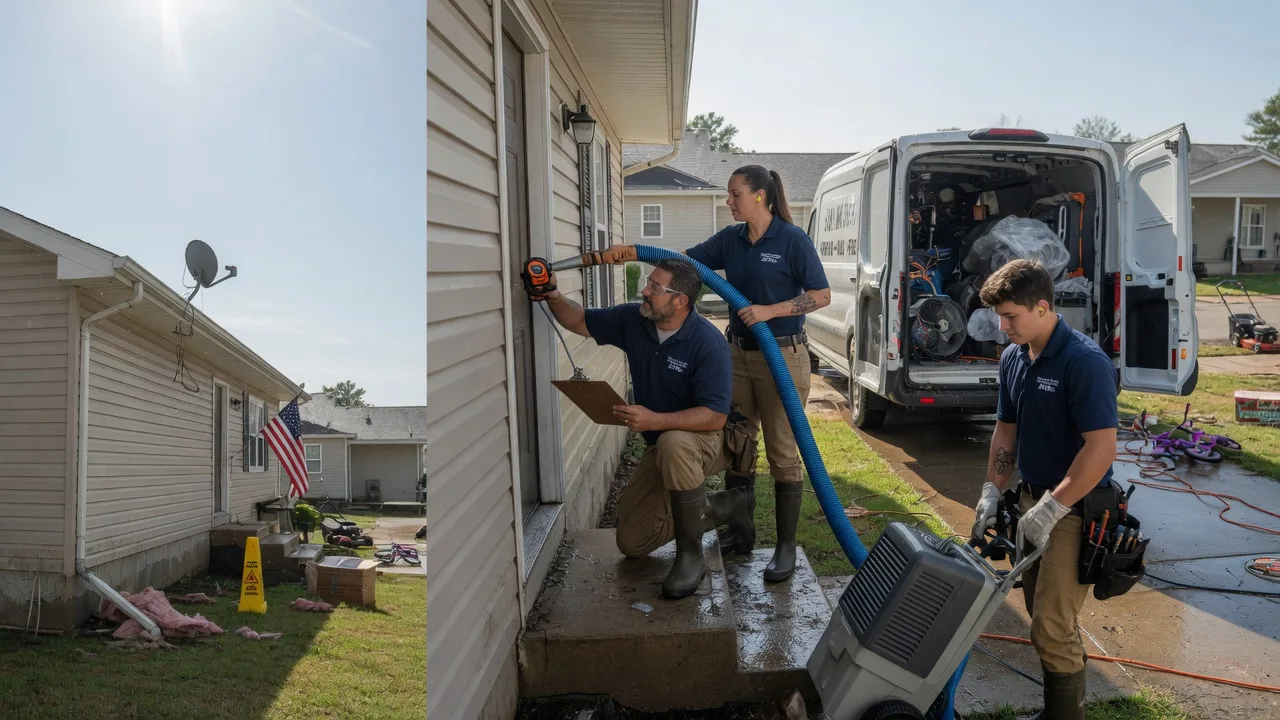 Ceiling Water Damage Restoration in Marshallville, GA near me